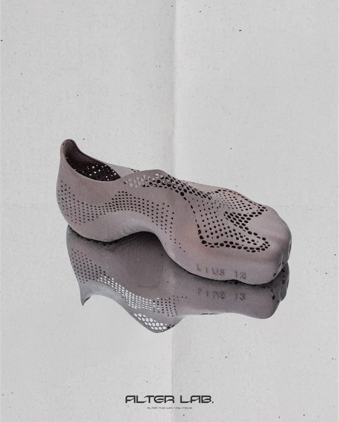 ALTERLAB shoe concept with reflection