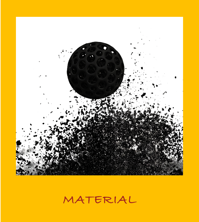Materials: 3D printed lattice material