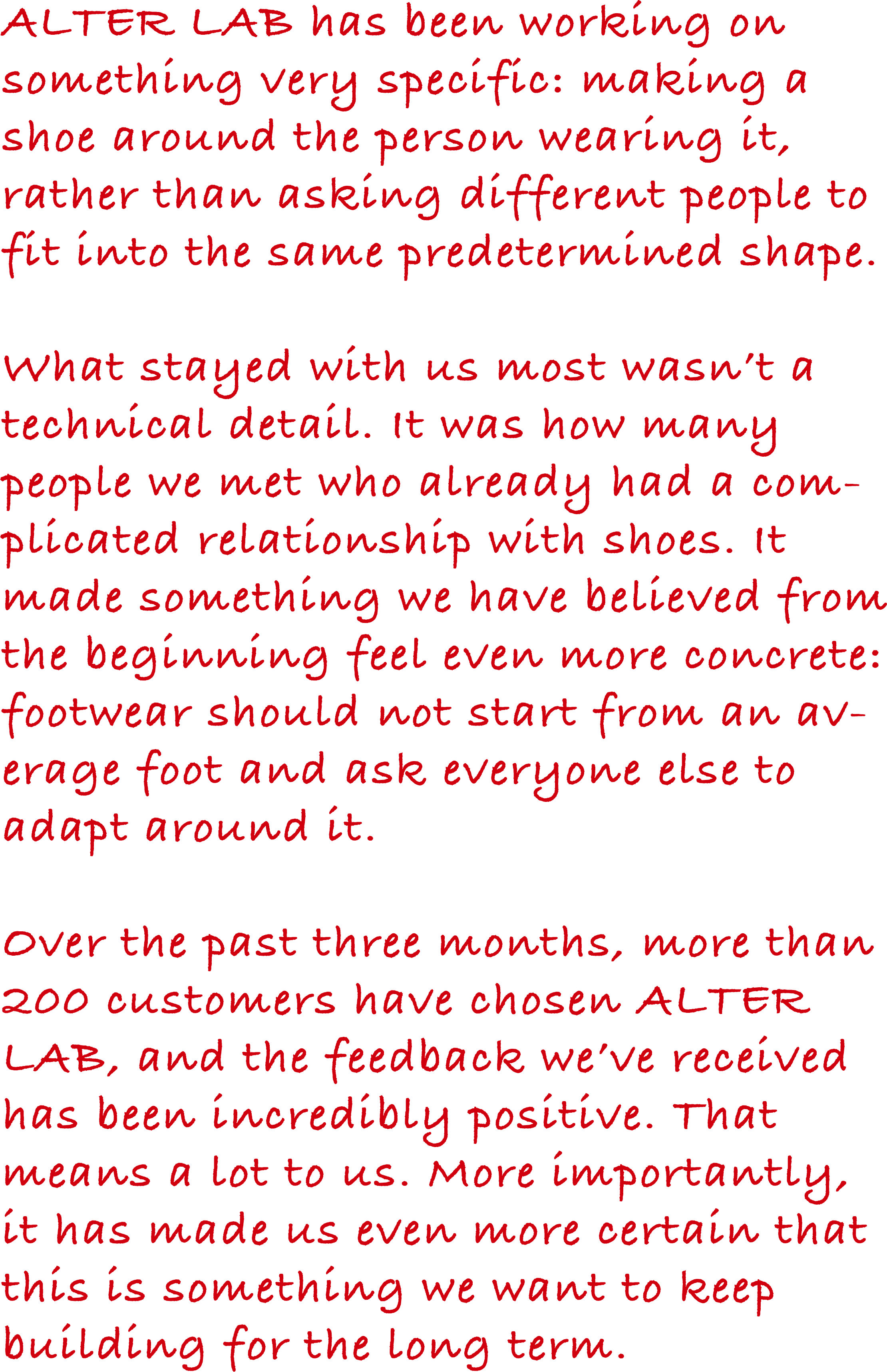 ALTERLAB brand statement