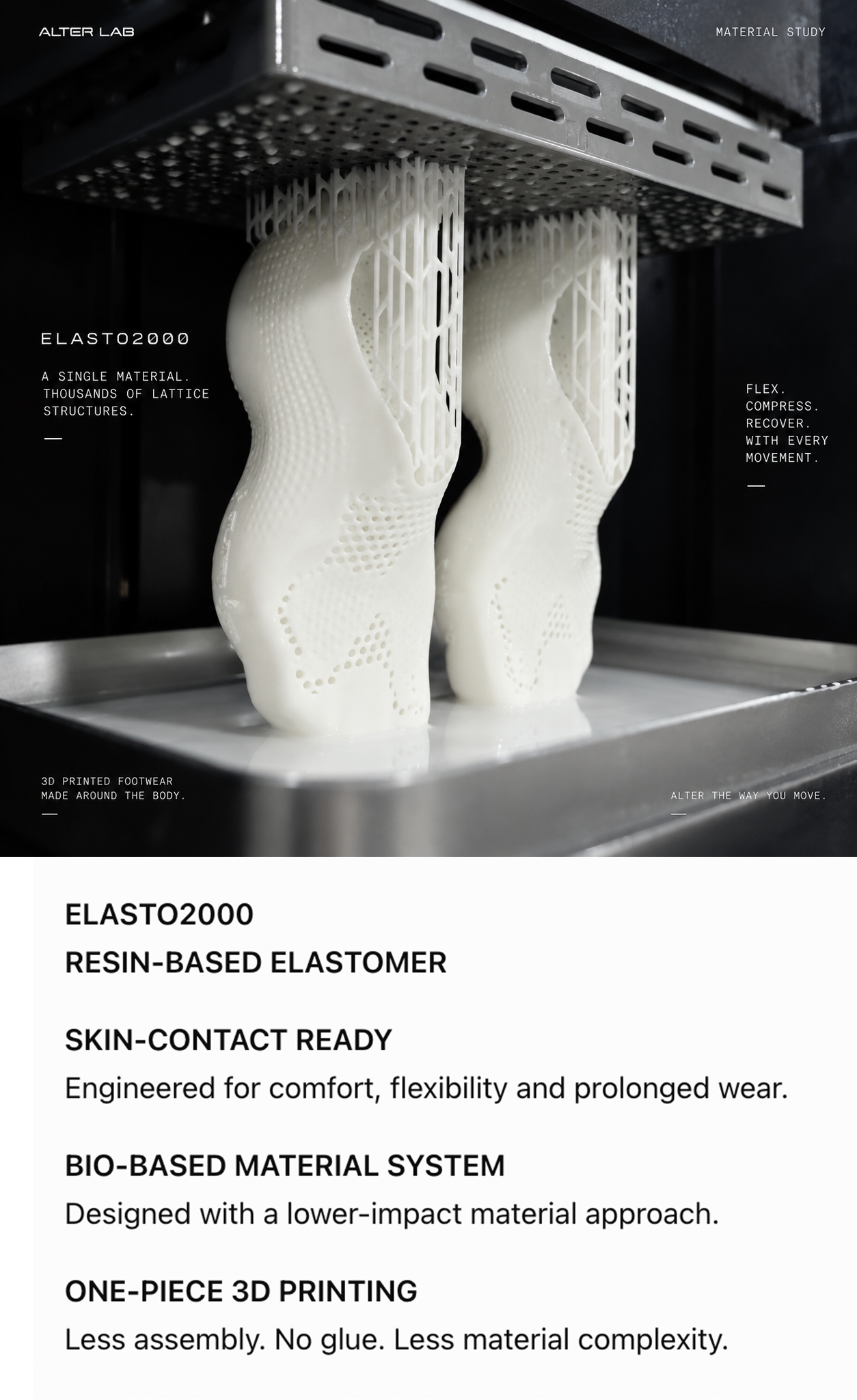ELASTO2000 material study and material properties